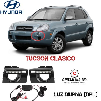 LUZ DIURNA HYUNDAI TUCSON 2005 - 2009 CLASICO