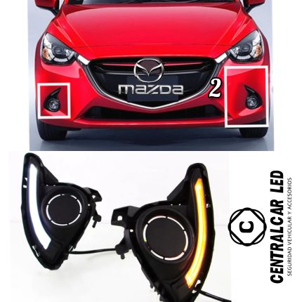 LUZ DIURNA MAZDA 2 DEMIO 2015 ON
