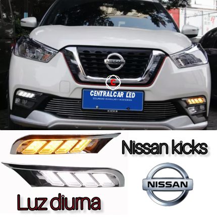 LUZ DIURNA NISSAN KICKS 2017 - 2019