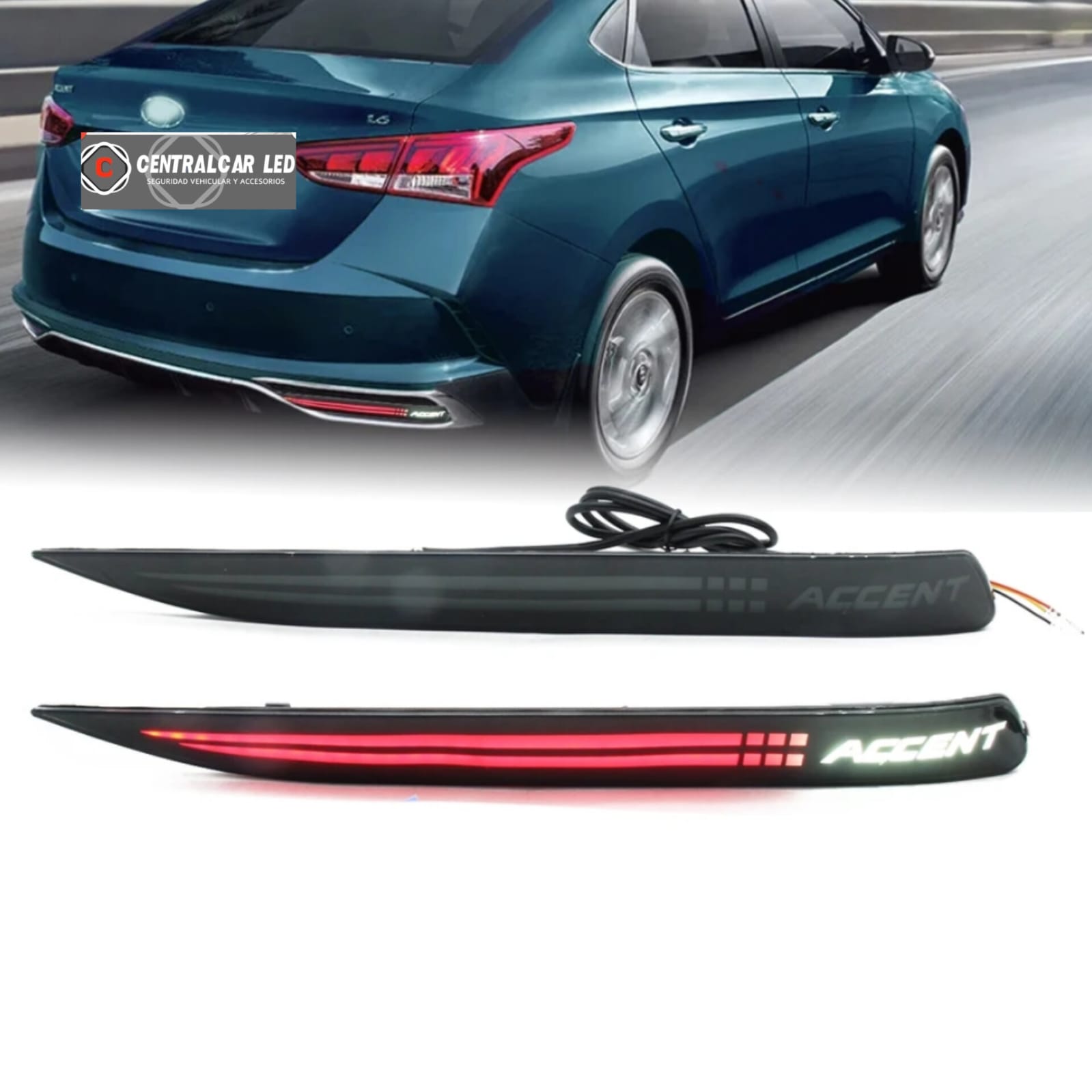LUZ POSTERIOR 3 FUNCIONES HYUNDAI ACCENT 2022