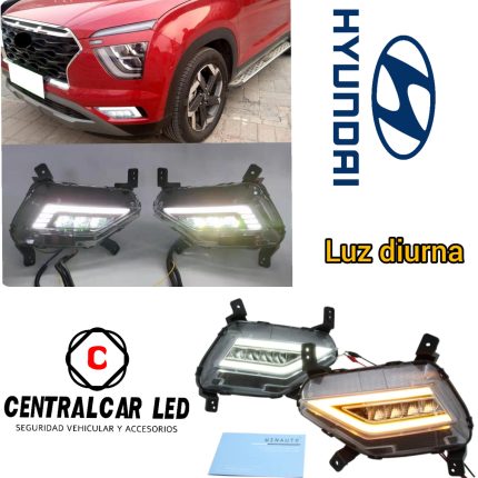 NEBLINEROS +  LUZ DIURNA +  LUZ  DIRECCIONAL HYUNDAI  CRETA CRETA  2022 ON