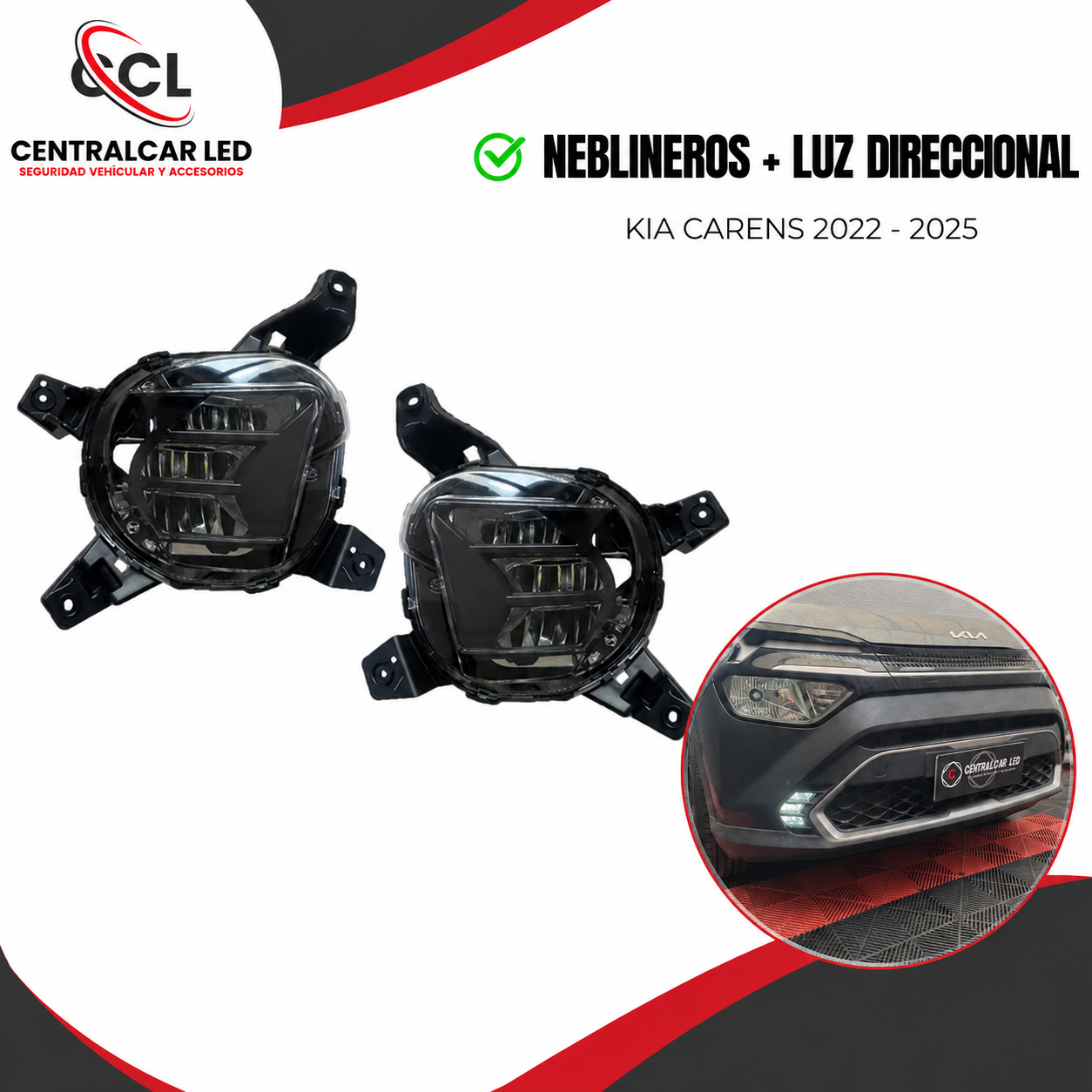 NEBLINEROS LED KIA CARENS
