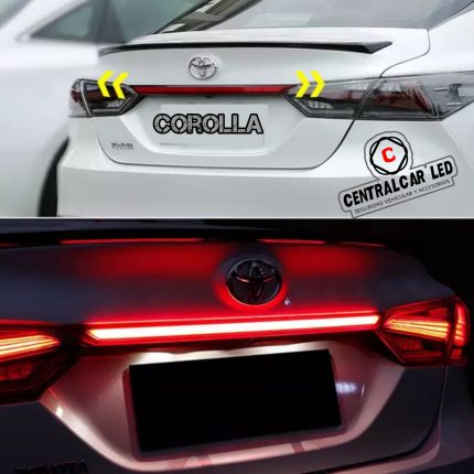 LUZ POSTERIOR CAJUELA 3 FUNCIONES "TOYOTA COROLLA HYBRIDO 2019 (NEGRO Y ROJO)