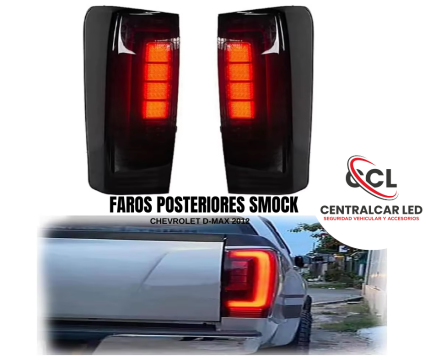 FAROS POSTERIORES SMOKE CHEVROLET D-MAX 2012