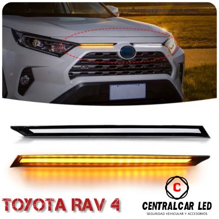 LUZ DIURNA + LUZ DIRECCIONAL - TOYOTA RAV4 2019 - 2020