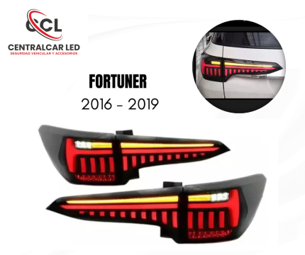 FAROS POSTERIORES SMOKE TOYOTA	"FORTUNER 2016 - 2019"