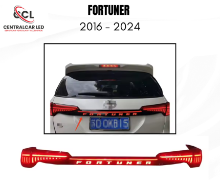 FAROS POSTERIORES + BARRA POSTERIOR TOYOTA "FORTUNER 2016 - 2024"