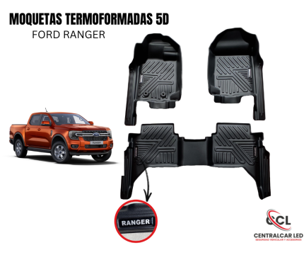 MOQUETAS TERMOFORMADAS 5D FORD RANGER