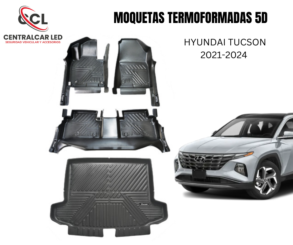 MOQUETAS TERMOFORMADOS 5D HYUNDAI TUCSON 2021-2024