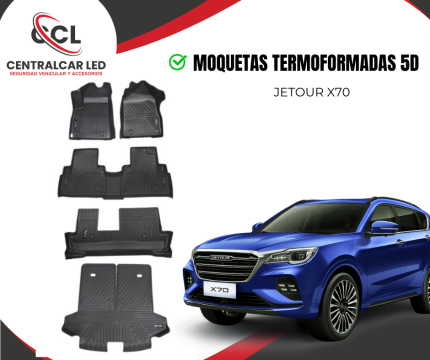 MOQUETAS TERMOFORMADAS 5D JETOUR X70