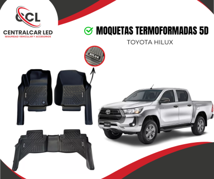 MOQUETAS TERMOFORMADAS 5D TOYOTA HILUX