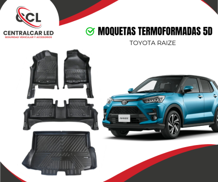 MOQUETAS TERMOFORMADAS 5D TOYOTA RAIZE
