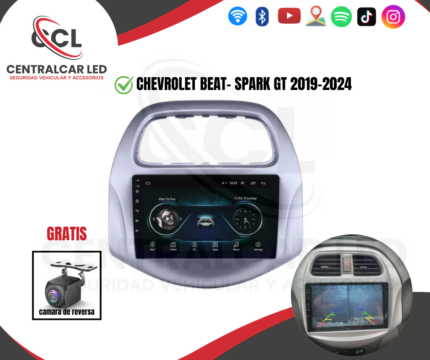 RADIO ANDROID CHEVROLET BEAT- SPARK GT 2019-2024