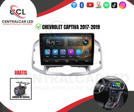 RADIO ANDROID CHEVROLET CAPTIVA 2017/19