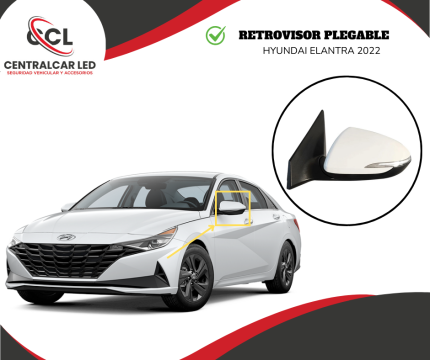 RETROVISOR PLEGABLE CON DIRECCIONAL HYUNDAI ELANTRA 2022