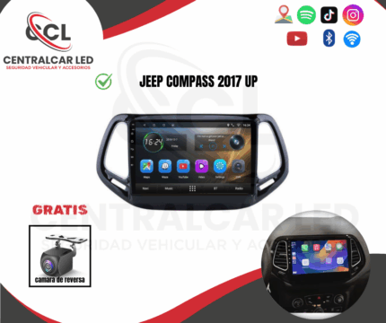 RADIO ANDROID JEEP COMPASS 2017 UP