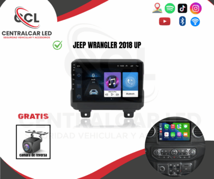 RADIO ANDROID JEEP WRANGLER 2018 UP