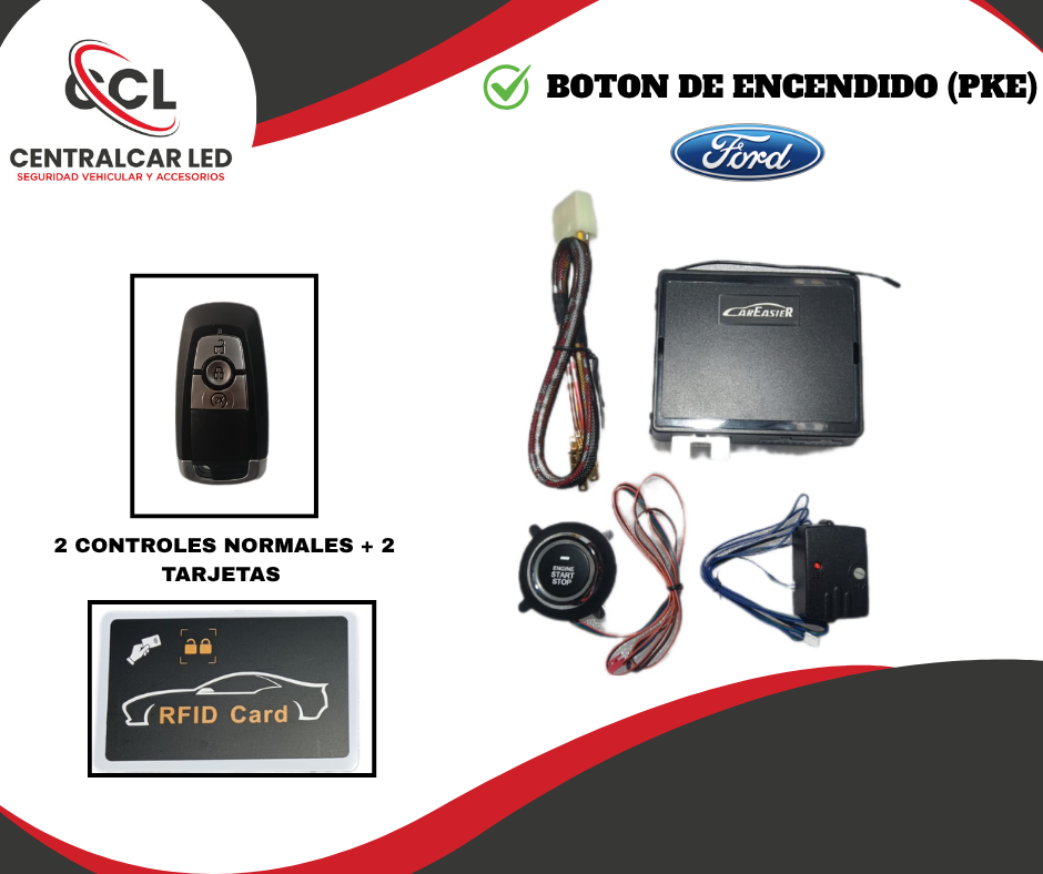 BOTON DE ENCENDIDO PKE FORD