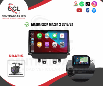 RADIO ANDROID MAZDA CX3/ MAZDA 2 2018/24