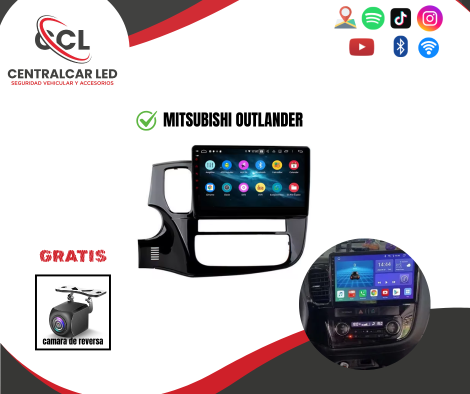 RADIO ANDROID MITSUBISHI OUTLANDER