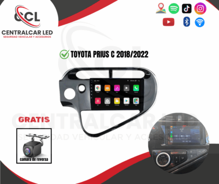 RADIO ANDROID TOYOTA PRIUS C 2018/2022