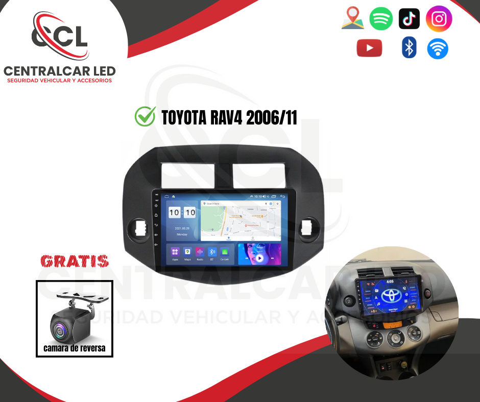 RADIO ANDROID TOYOTA RAV4 2006/11