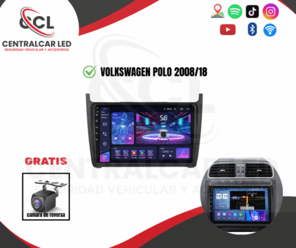 RADIO ANDROID VOLKSWAGEN POLO 2008/18