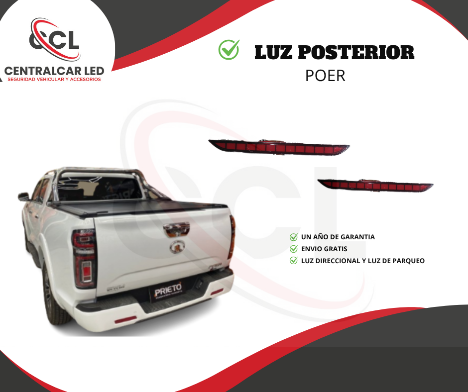 LUZ POSTERIOR GREAT WALL POER
