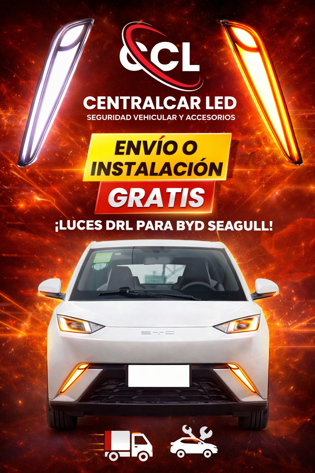 LUZ DIURNA BYD SEAGULL