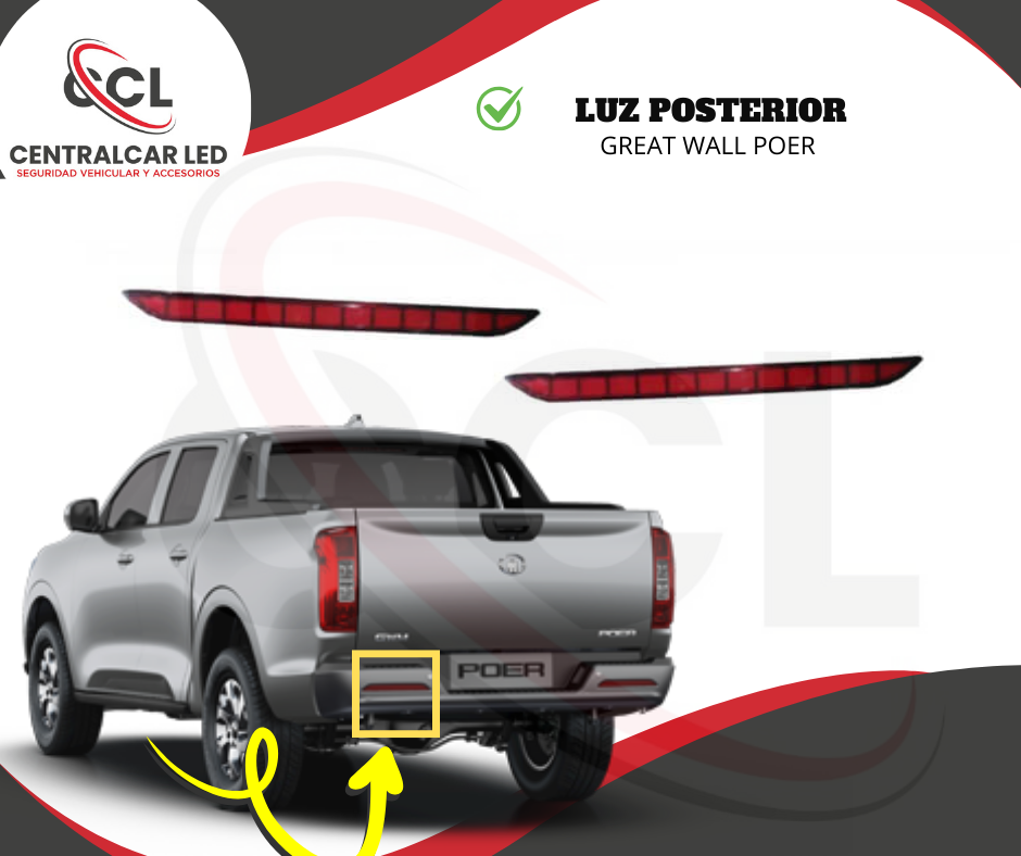 LUZ POSTERIOR GREAT WALL POER