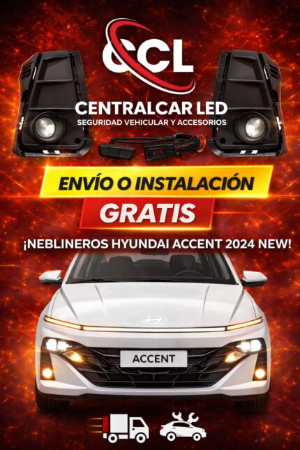 NEBLINEROS HYUNDAI ACCENT 2024 2026