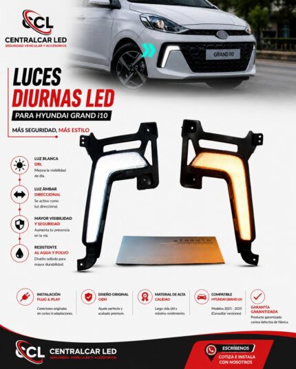 LUZ DIURNA Hyundai Grand i10 2026–2027