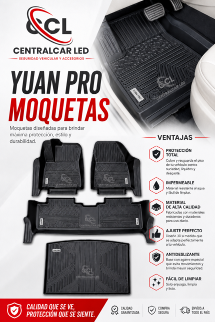 MOQUETAS TERMOFORMADAS BYD YUAN PRO