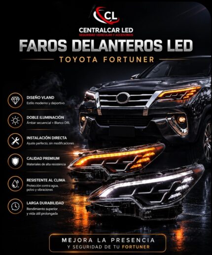 FARO LED  PARA TOYOTA FORTUNER desde 2016 hasta 2020