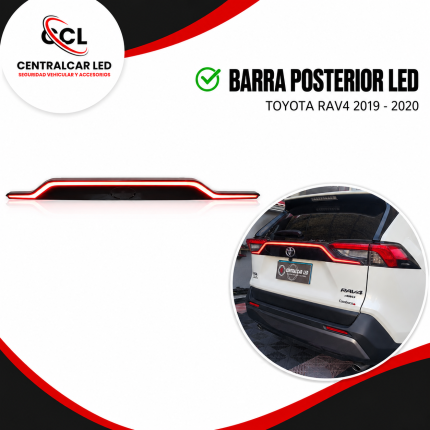 BARRA POSTERIOR LED RAV4 2019 AL 2021