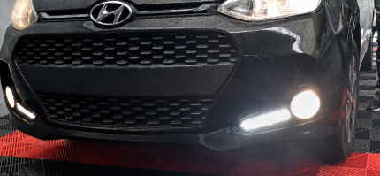 Neblinero mas luz diurna Hyundai grand i10 HB 2017 2018