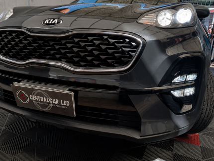 Neblinero Kia Sportage Europa y Asia instalado