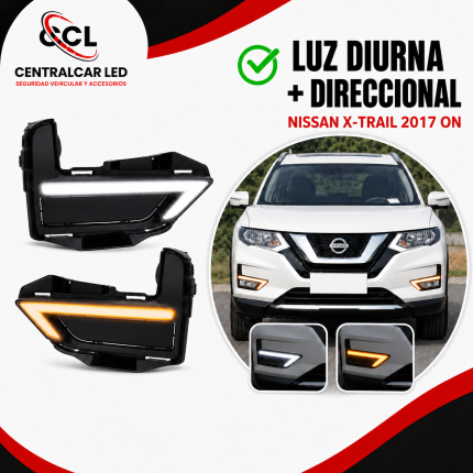 Nissan Xtrail 2017 on luz diurna mas direccional