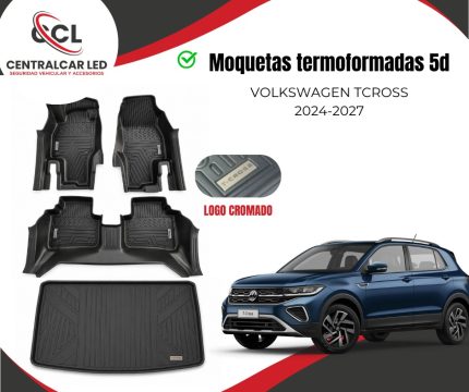 Moquetas Termoformadas 5d Volkswagen T cross 2024 al 2026